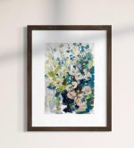 BLUE WHITE FLORAL VASE ORIGINAL OIL PAINTING